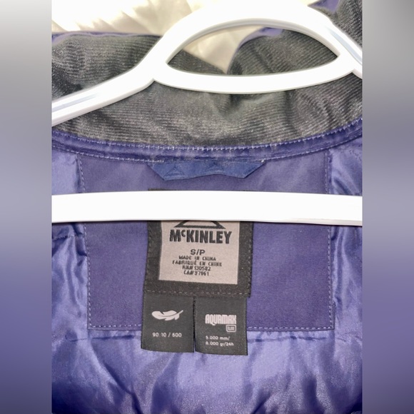 McKinley periwinkle down-insulated winter coat, size small - Picture 2 of 6